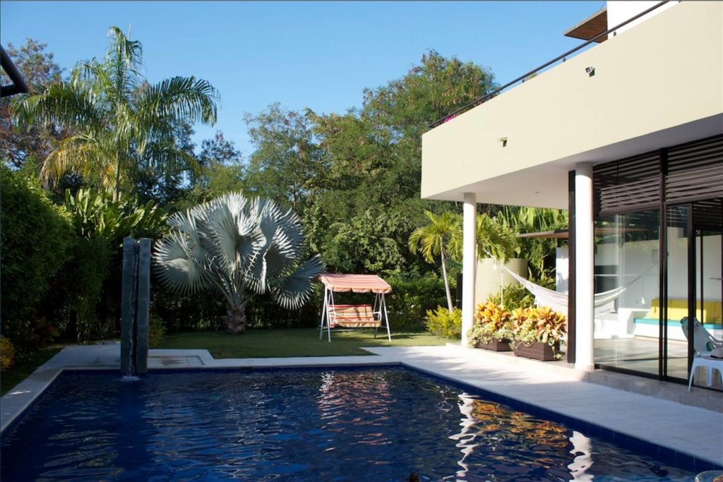 Piscina de cabaña en Melgar