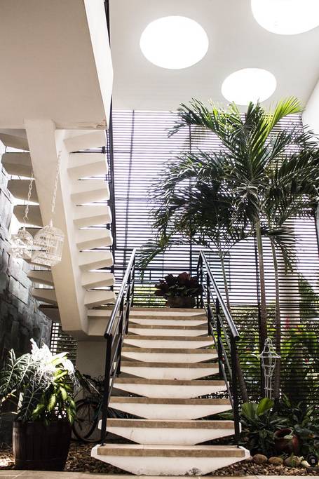 Escaleras de cabaña en Melgar